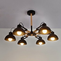 Tradisjonell Klassisk Rustikk Hytte Vintage Retro Malerifunksjon For Mini-Stil Metalllysekrone