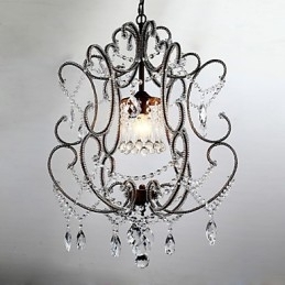 Moderne Lysekronedesign Vintage Lysekrone Loft Krystall Lysarmatur Glans Hengende Lampe