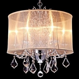 Moderne Samtids Tradisjonell Klassisk Land Krom Funksjon For Krystall Mini Stil Designers Metall Lysekrone