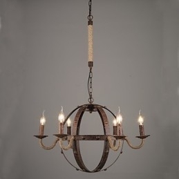 Lysekrone I Vintage-Metall