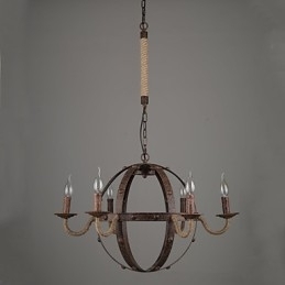 Lysekrone I Vintage-Metall