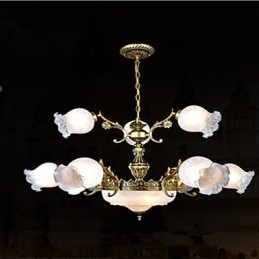 Lysekrone Tradisjonell Klassisk Vintage Retro Metall