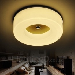 Moderne, Samtidskunstnerisk Nordisk Stil, Innfelt Taklampe Med Akrylskjerm