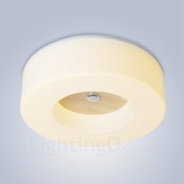 Moderne, Samtidskunstnerisk Nordisk Stil, Innfelt Taklampe Med Akrylskjerm