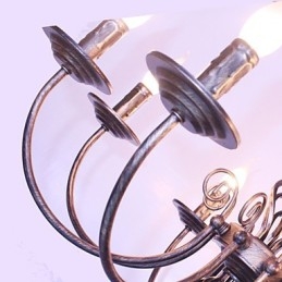 Retro Designere Stearinlysstil Andre Metalllysekrone