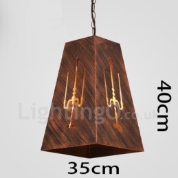1 Lys Retro Vintage Pendellampe Kaféhus Pendellampe
