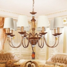 Retro Lysekrone Med 8 Lys