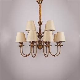 Lysekrone Moderne Samtids Metall