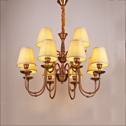 Lysekrone Moderne Samtids Metall