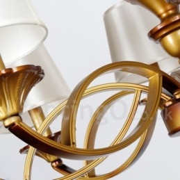 3-Lyss Retro Lysekrone I Rustikk Middelhavsstil Med Stearinlys