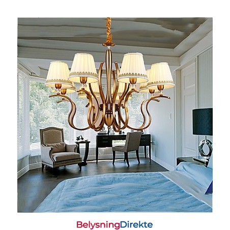 Lysekrone Moderne Samtids Metall
