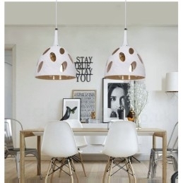 Moderne Og Moderne Lounge-Pendellampe I Glass
