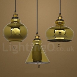 Europeisk Glass Pendellampe