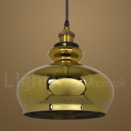 Europeisk Glass Pendellampe
