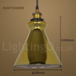 Europeisk Glass Pendellampe