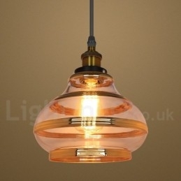 Bar Lounge Europeisk Glass Pendellampe