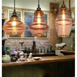 Bar Lounge Europeisk Glass Pendellampe