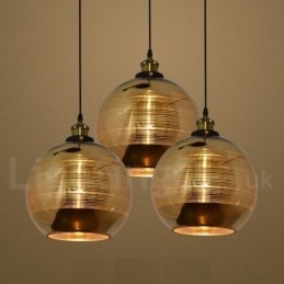 Europeisk Glass Pendellampe Kafé Pendellampe