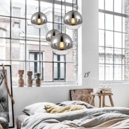 1 Lys Moderne Samtidskunstnerisk Plating Kafé Glass Pendellampe