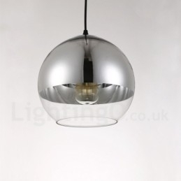 1 Lys Moderne Samtidskunstnerisk Plating Kafé Glass Pendellampe
