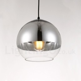 1 Lys Moderne Samtidskunstnerisk Plating Kafé Glass Pendellampe