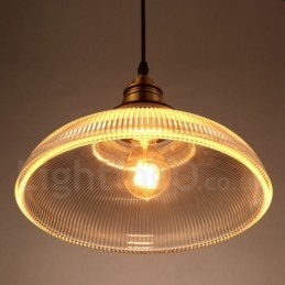 1 Lys Vintage Glass Pendellampe