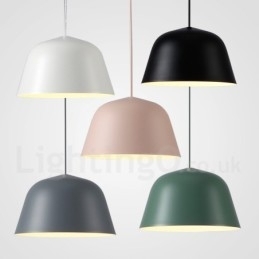 1 Lys Moderne Samtidskunstnerisk Stål Pendellampe Med Skjerm I Aluminiumslegering