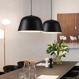 1 Lys Moderne Samtidskunstnerisk Stål Pendellampe Med Skjerm I Aluminiumslegering