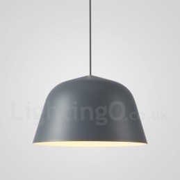 1 Lys Moderne Samtidskunstnerisk Stål Pendellampe Med Skjerm I Aluminiumslegering