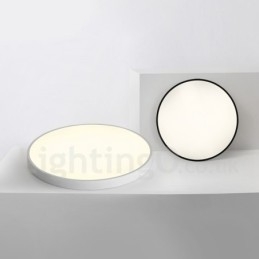 Ultratynne Dimbare Moderne, Samtidskunstneriske Nordiske Taklamper Med Innfelt Montering Og Akrylskjerm Med Fjernkontroll, Kan Også Brukes Som Vegglampe
