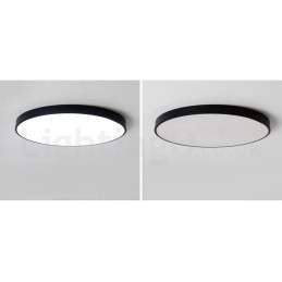 Ultratynne Dimbare Moderne, Samtidskunstneriske Nordiske Taklamper Med Innfelt Montering Og Akrylskjerm Med Fjernkontroll, Kan Også Brukes Som Vegglampe