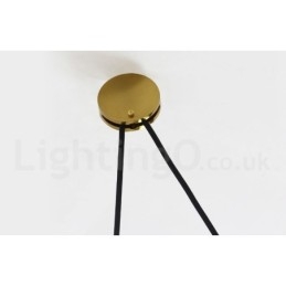 Ren Kobber Moderne Samtidskunst Nordisk Stil Rise And Fall Pendellampe Messing Taklampe