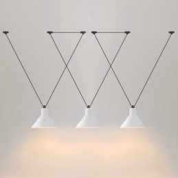 Moderne, Samtidskunstnerisk Taklampe Med 3 Lys