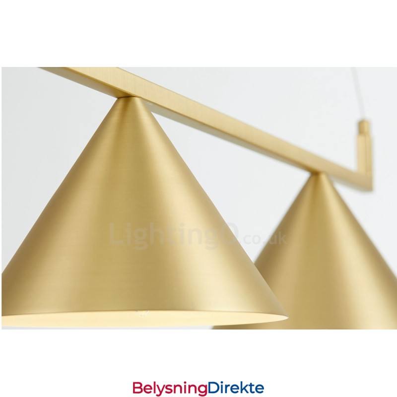 Moderne, Samtidskunstnerisk Taklampe Med 3 Lys