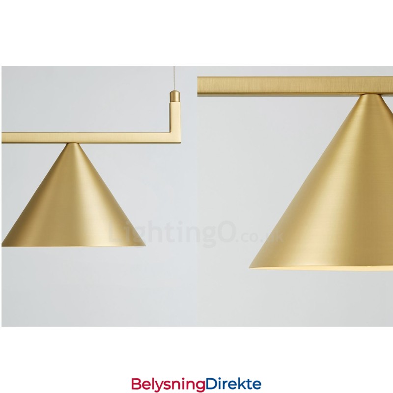 Moderne, Samtidskunstnerisk Taklampe Med 3 Lys