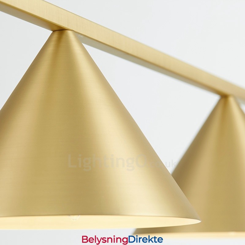 Moderne, Samtidskunstnerisk Taklampe Med 3 Lys
