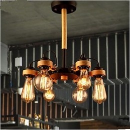 Studiolamper Og Lanterner Amerikansk Retro Taklampe 6