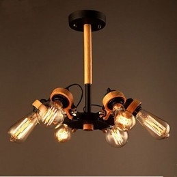 Studiolamper Og Lanterner Amerikansk Retro Taklampe 6