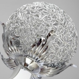 Dimbar Moderne Samtidskrone I Stål Med 6 Lys Og Skjerm I Aluminiumslegering