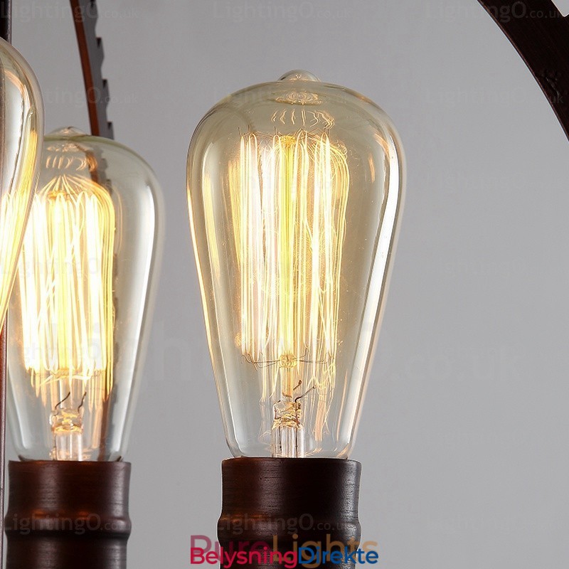 4-Lys Vintage Retro Pendellampe
