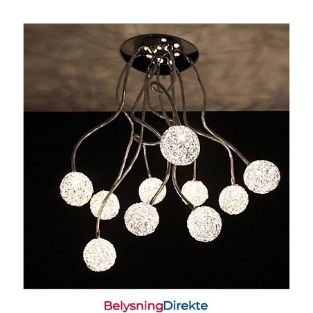Enkel Jerntak Rund Jern Kreativ Lampe Lampe Aluminiumstrådlampe
