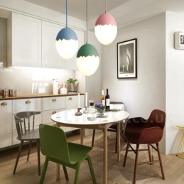 Moderne, Moderne Stålbelysning Pendellampe