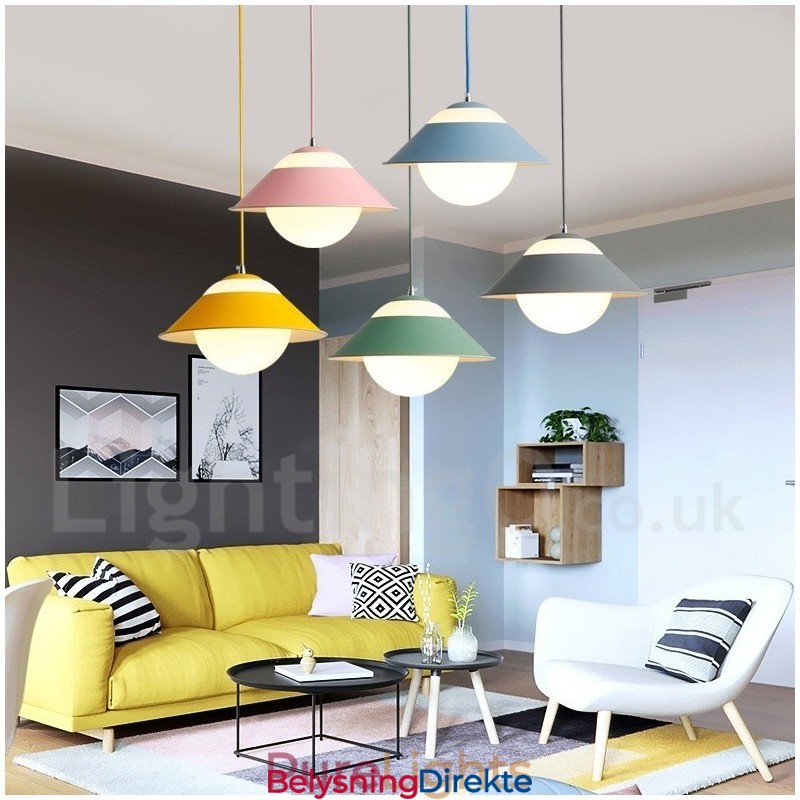 Moderne, Moderne Stålbelysning Pendellampe
