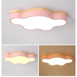 Macaron Flerfarget Moderne Samtidskunstnerisk Stål Innfelt Trelampe Taklampe
