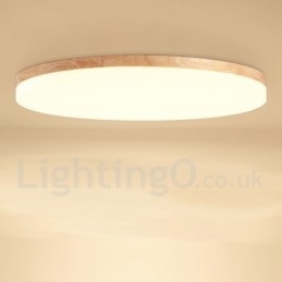 Nordisk Rund Taklampe Enkel Moderne Lampe I Heltre Ultratynn Taklampe