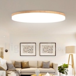 Nordisk Rund Taklampe Enkel Moderne Lampe I Heltre Ultratynn Taklampe