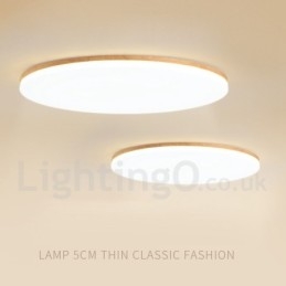 Nordisk Rund Taklampe Enkel Moderne Lampe I Heltre Ultratynn Taklampe