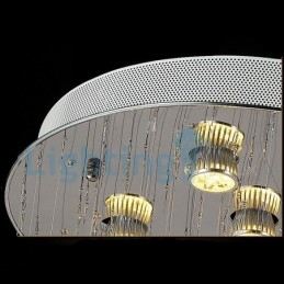Moderne, Samtidskrone, Innfelt Anheng, Krystallregndråpelys