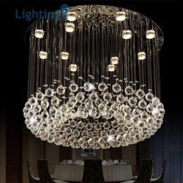 Krystalllysekrone Moderne Fuglerede Luksuriøs Duplex Taklampe