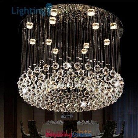 Krystalllysekrone Moderne Fuglerede Luksuriøs Duplex Taklampe